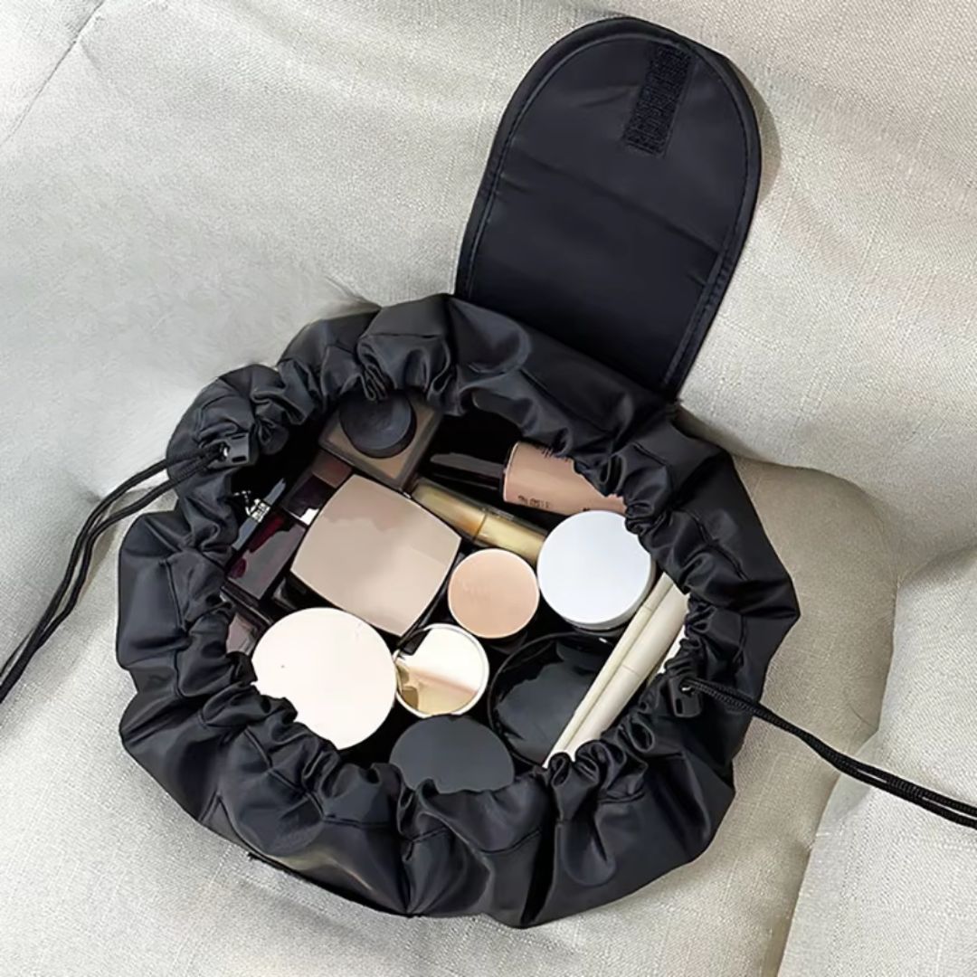 Beldura Reise Kosmetiktasche Schwarz – Wasserdicht, Must-Have für