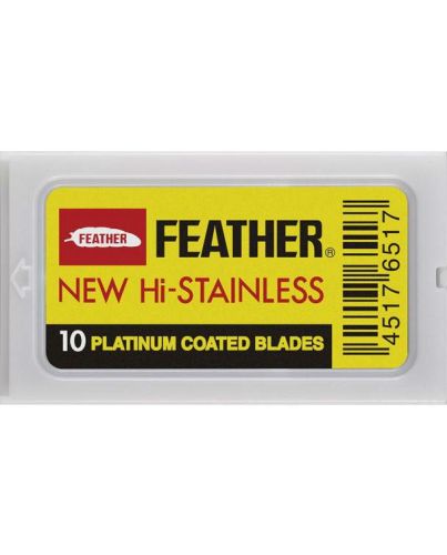 Feather Rasierklingen New Hi-Stainless, Double Edge 10 Stk.