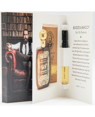 Captain Fawcett's Ricki Hall Booze & Baccy Eau de Parfum Tester 2ml