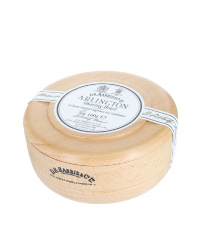 D.R. Harris Arlington Rasierseife in Holzschale 100g