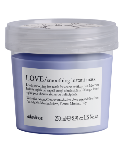 Davines LOVE Smoothing Instant Mask 250ml – Anti-Frizz Haarmaske für glattes Haar