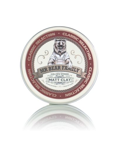 Mr. Bear Family Golden Ember Pomade Matt Clay 100ml