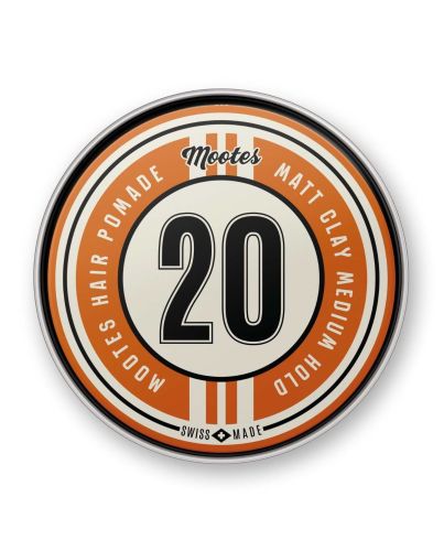 Mootes #20 Matt Clay Medium Hold Hairpomade 120g