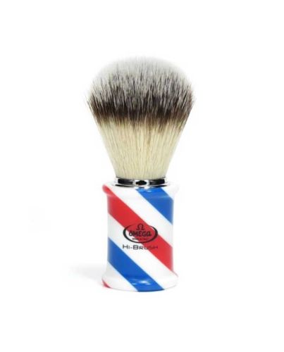 Omega Barber Pole - HI-BRUSH Shaving Brush