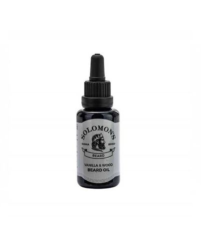 Solomon's Vanilla and Wood Beard Oil 30g