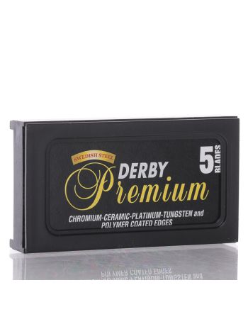 Derby Premium Double Edge Rasierklingen - 5 Stück.