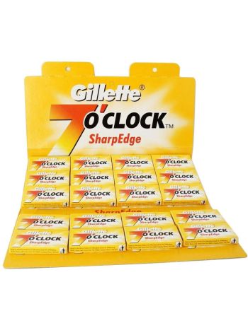 Gillette 7 O'Clock Double Edge Rasierklingen - 100 Stück