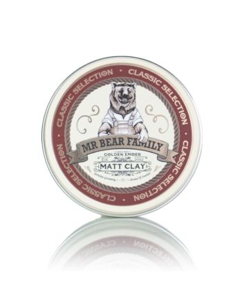 Mr. Bear Family Golden Ember Pomade Matt Clay 100ml