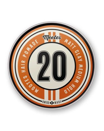 Mootes #20 Matt Clay Medium Hold Hairpomade 120g