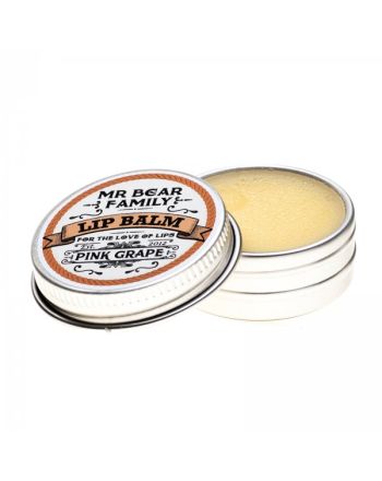 Mr. Bear Lip Balm. PINK GRAPE