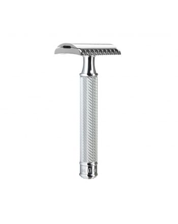 Mühle Traditional Rasierhobel - Griff Metall - offener Kamm
