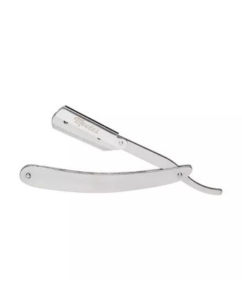 Hochwertiges Rasiermesser mit Wechselklingen und Metallgriff von Mootes.