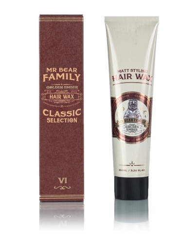 Mr. Bear Family Golden Ember Hair Wax 100ml
