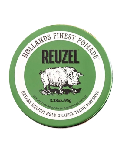 Reuzel Green Pomade – mittelfester Halt & Frische