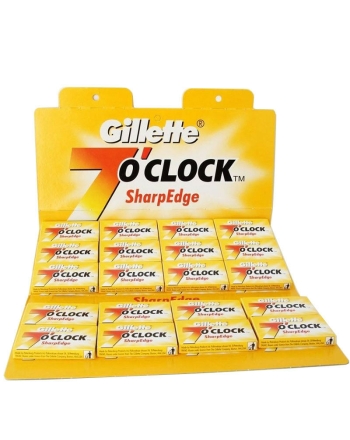 Gillette 7 O'Clock Double Edge Rasierklingen - 100 Stück