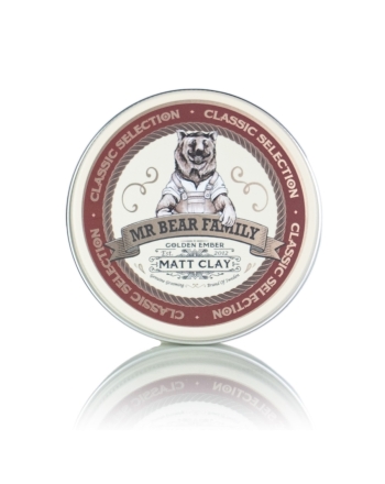 Mr. Bear Family Golden Ember Pomade Matt Clay 100ml