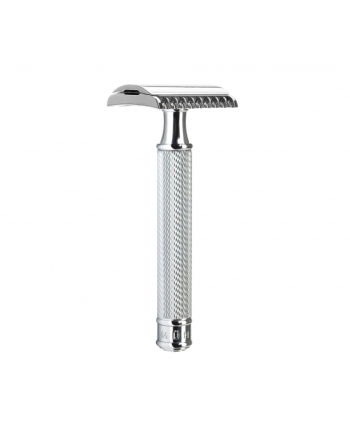 Mühle Traditional Rasierhobel - Griff Metall - offener Kamm