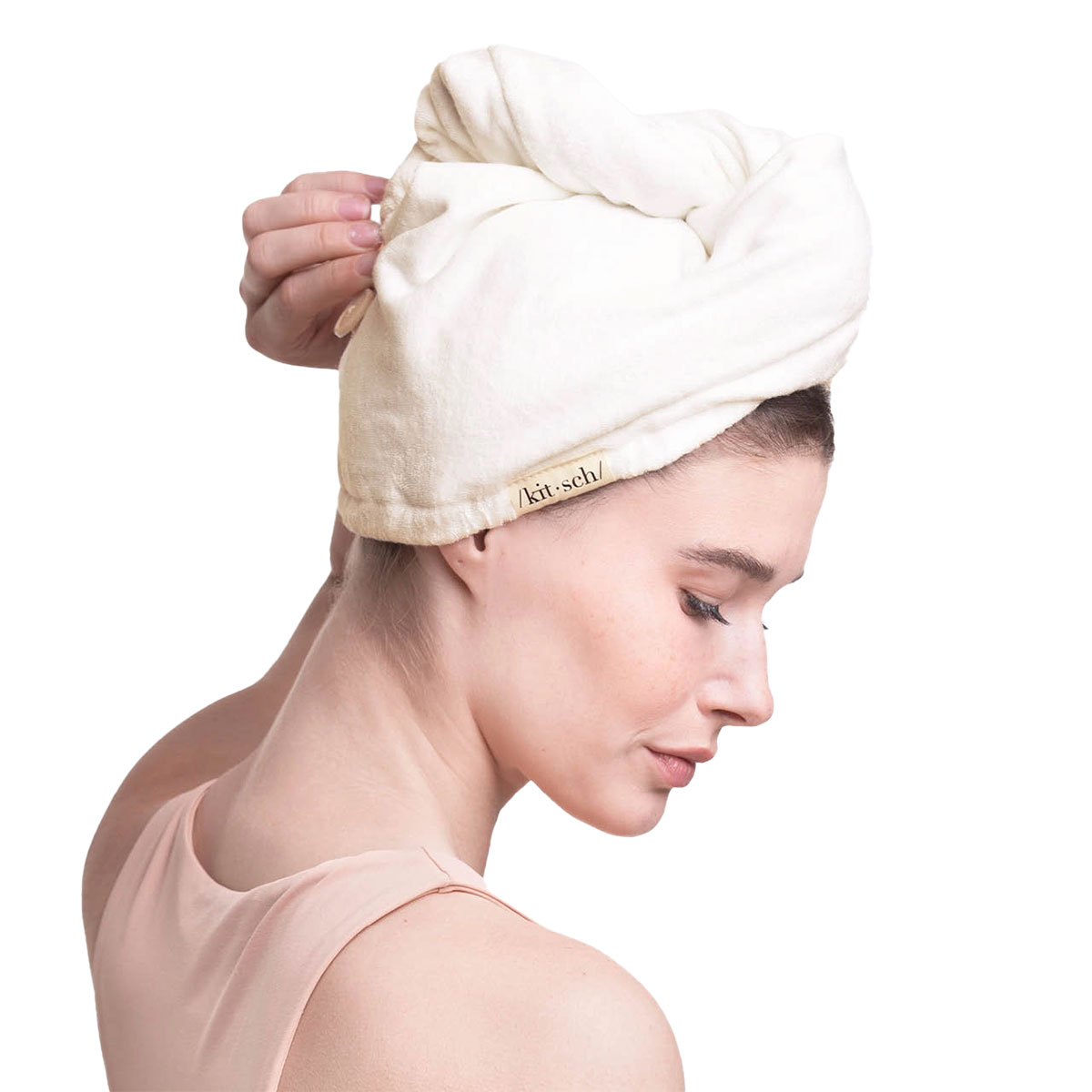 YHPDYL Mikrofaser Haartücher Für Damen | 3er Set | Schnell Trocknend & Anti-Frizz | Mit Knopfverschluss